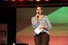 Moderatorin Andrea Blome